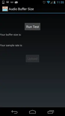 Audio Buffer Size android App screenshot 1